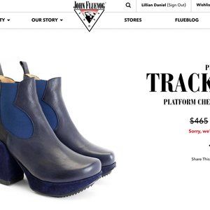 Fluevog Prepare 2.0 Tracker Boot Platform Size 6